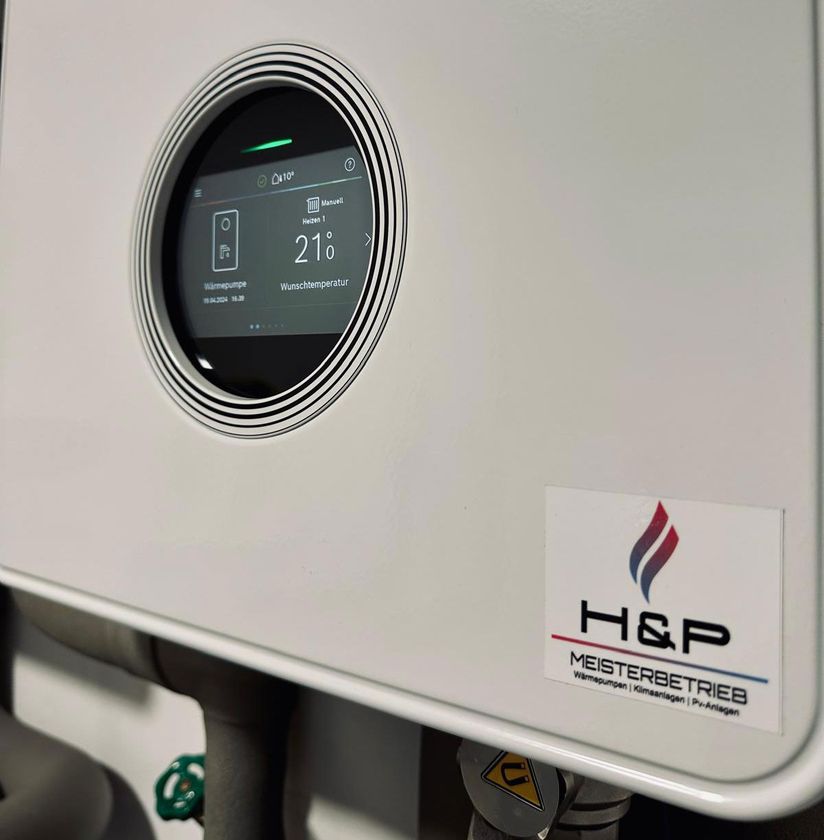 Eine Wärmepumpe von uns eingebaut